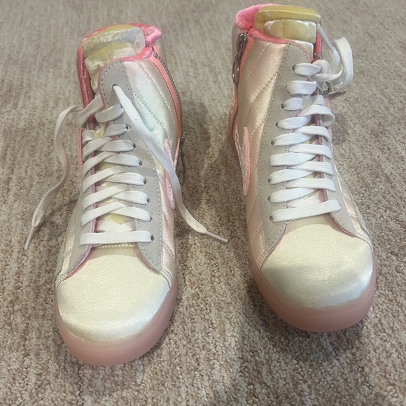 Brand new Nike high tops. Satin, comfy, size 7. Husband threw box away. - Picture 4 of 6